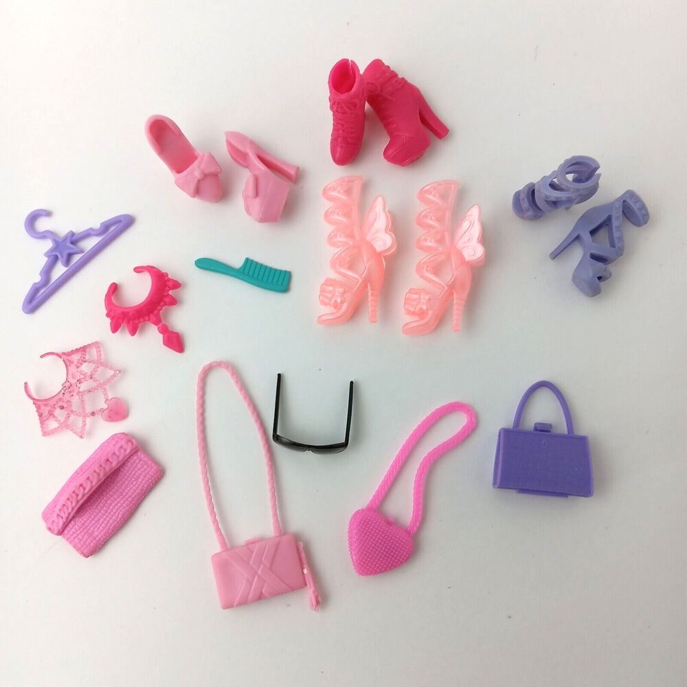 Mattel Barbie Doll Accessories Shoes Jewelry Purse Bags Sunglasses Replacement